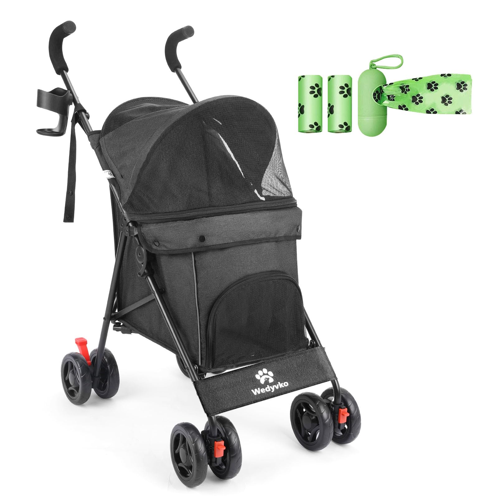 Wedyvko Umbrella Dog Stroller for Small Dogs