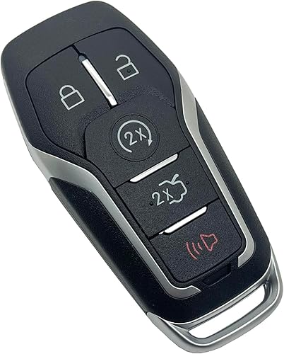 Miniatura 2 de Funda para llavero inteligente para Ford Fusion Mustang Explorer Edge 5 botones sin llave de entrada remota