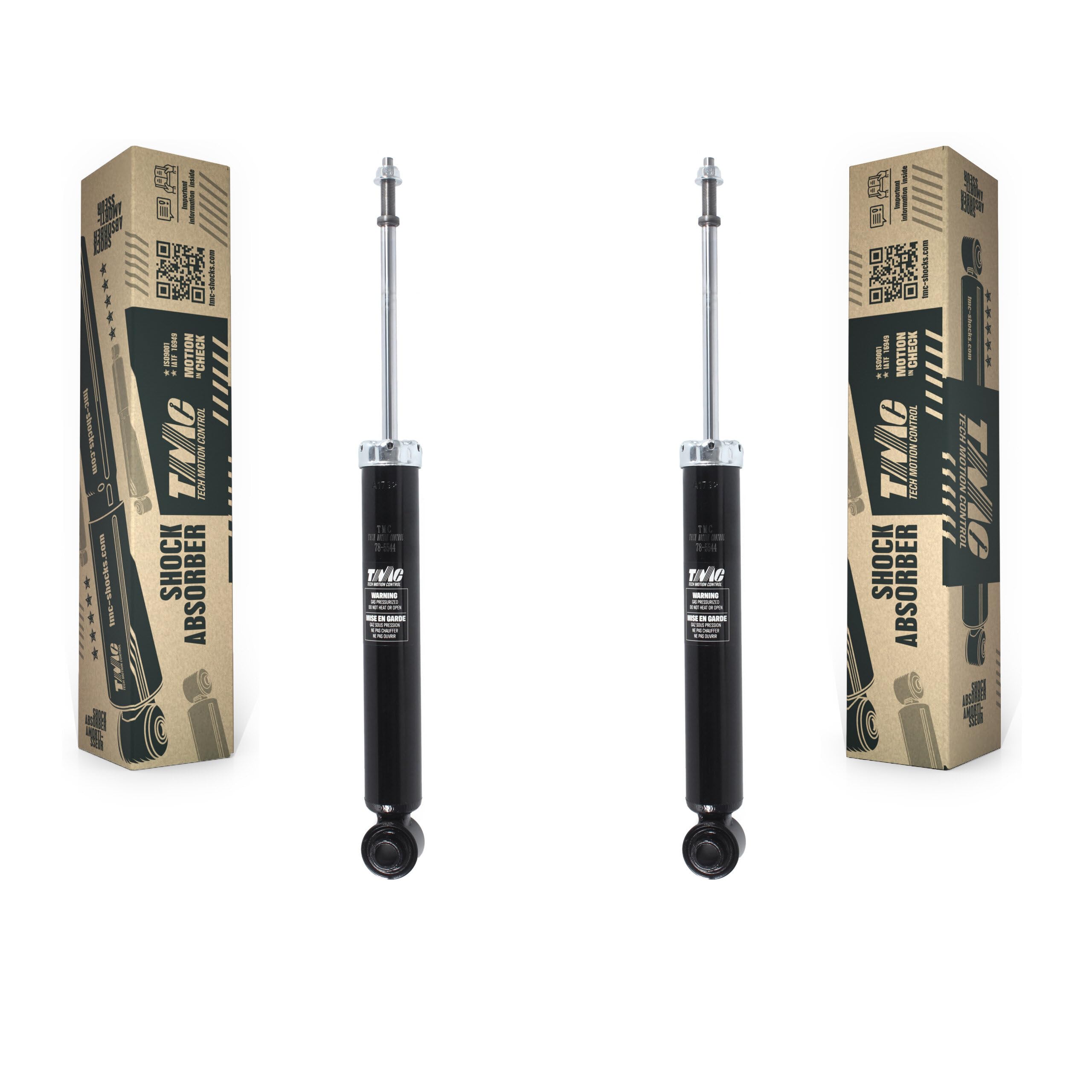 TMC Rear Suspension Shock Absorbers Pair Replacement For Honda Civic - Left Right Side (Driver Passenger) K78-100412 — view 16
