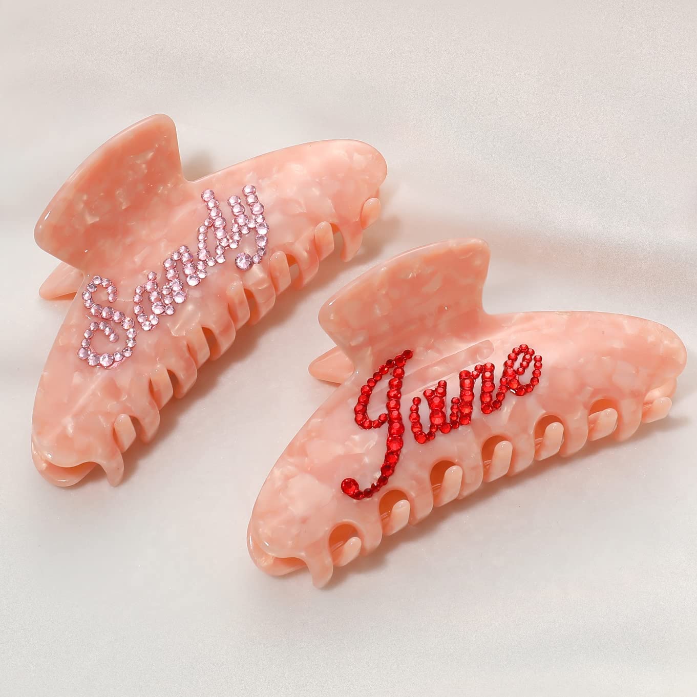 Pink Hair Clips Banana Claw Clips 4 Inch Nonslip Large Claw Clip for Women Thin Hair,y2k Accessories