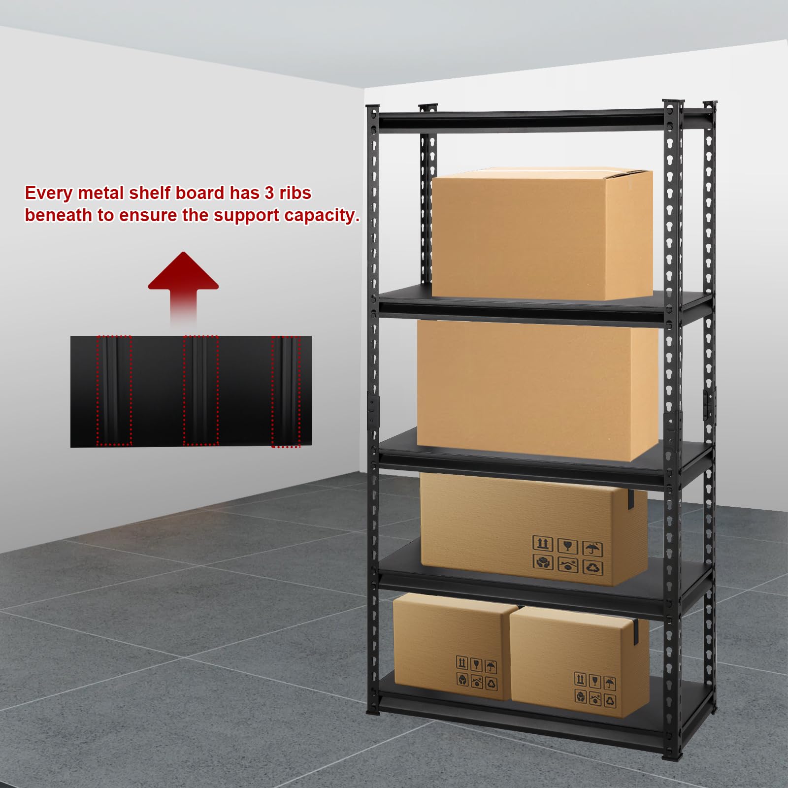 Lev Rack Garage Racking Garage Shelving Units Sealey AP6572 Heavy-Duty Racking Unit With 4 Mesh ...