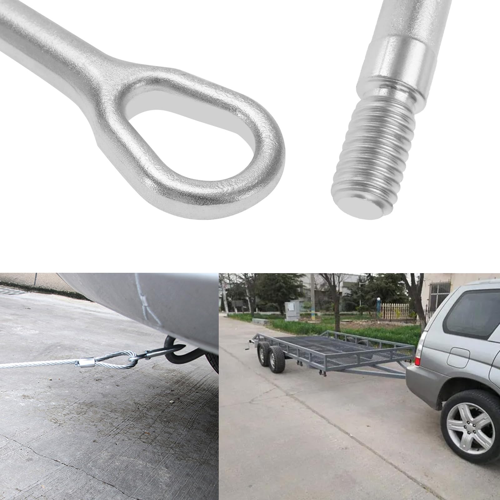 OTOTEC 1 gancio di traino compatibile con Mercedes Sprinter 906 907, compatibile con Volkswagen Crafter 2E A2406280035 4416648 4500594 504025460