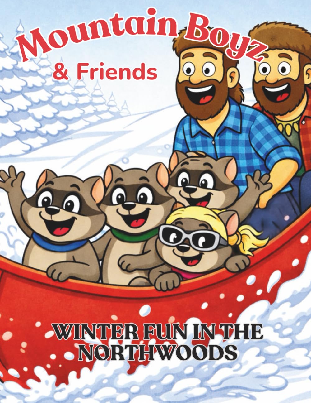 Mountain Boyz Coloring Book: Winter Fun – Volume 1 (Mountain Boyz Coloring Book Collection)