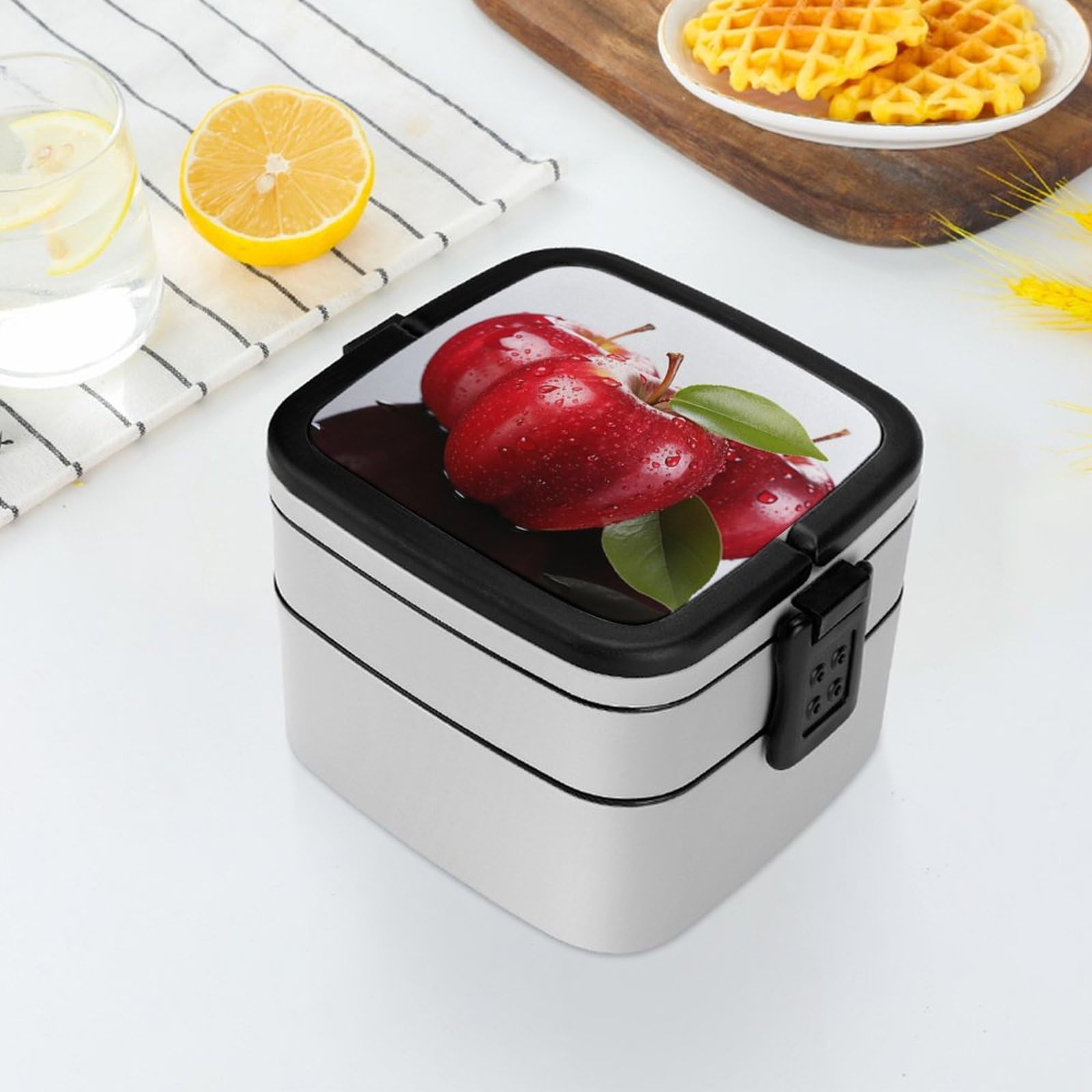 Amazon.com: LXTDPBK Red Apple Fruit Bento Box Adult Lunch Box for