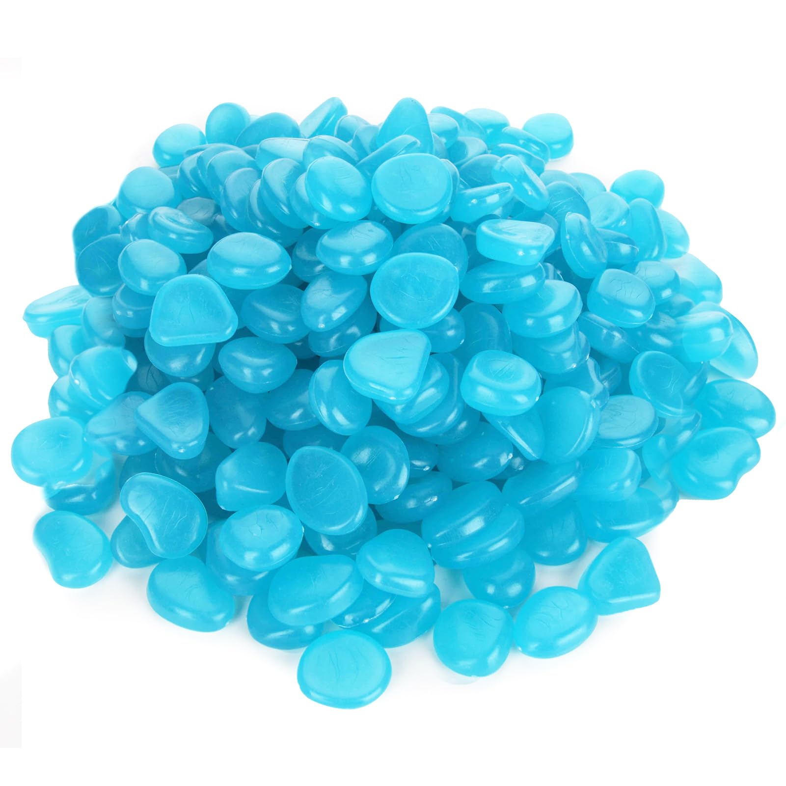 Decoration Jardin Exterieur 300 Pierres Phosphorescentes Pour Déco Jardin & Aquarium | Cailloux Lumineux Rechargeables Solaire Jardinieres Exterieur