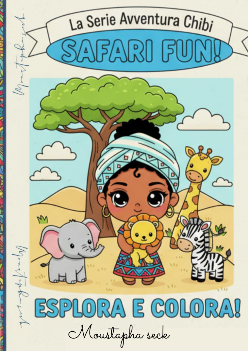 libro da colorare La Serie Avventura Chibi SAFARI FUN!: Ancora più divertimento e creatività in arrivo! Un nuovo mondo di colori da esplorare!