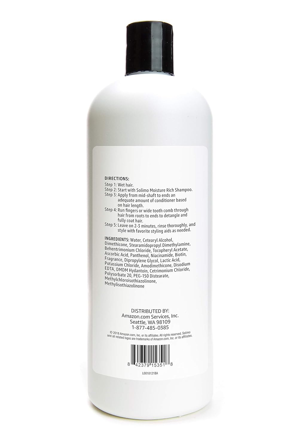  Brand - Solimo Moisture Rich Conditioner, 28 Fluid Ounce : Beauty & Personal Care