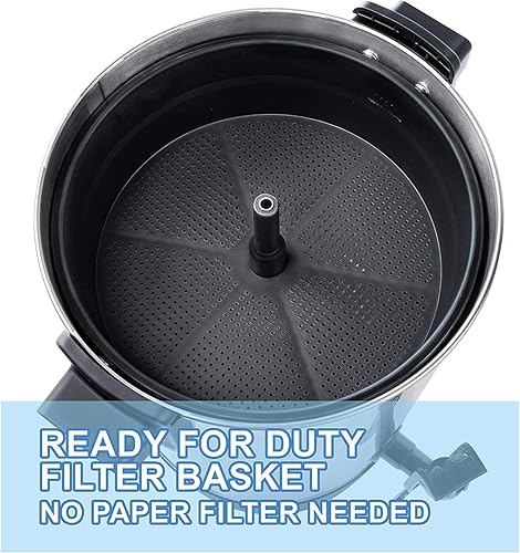 Miniatura 33 de SYBO RCMO15S-8C - Cafetera de percolar de acero inoxidable de calidad comercial Urna de agua caliente con capacidad para 40 tazas para hostelería, 8