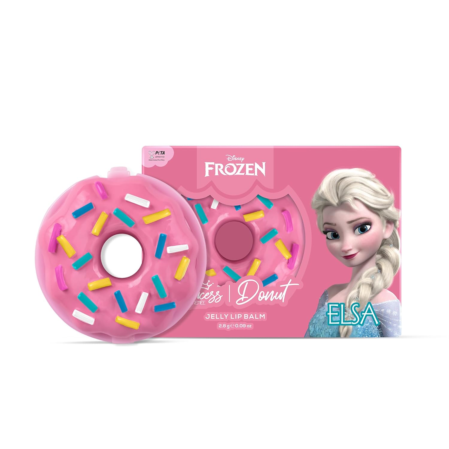 RENEE Disney Frozen Princess Donut Jelly Lip Balm Elsa For Pre-Teen Girls – Tinted Pink Moisturizes, Softens, Heals With No Parabens – Cruelty-Free, Dermatologically Tested, Peta Certified 2.8G RENEE Disney Frozen Princess Donut Jelly Lip Balm Elsa For Pre-Teen Girls – Tinted Pink Moisturizes, Softens, Heals With No Parabens – Cruelty-Free, Dermatologically Tested, Peta Certified 2.8G