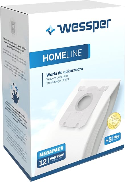 Wessper Worki do odkurzacza Philips/AEG-Electrolux, 12szt + 3 filtry