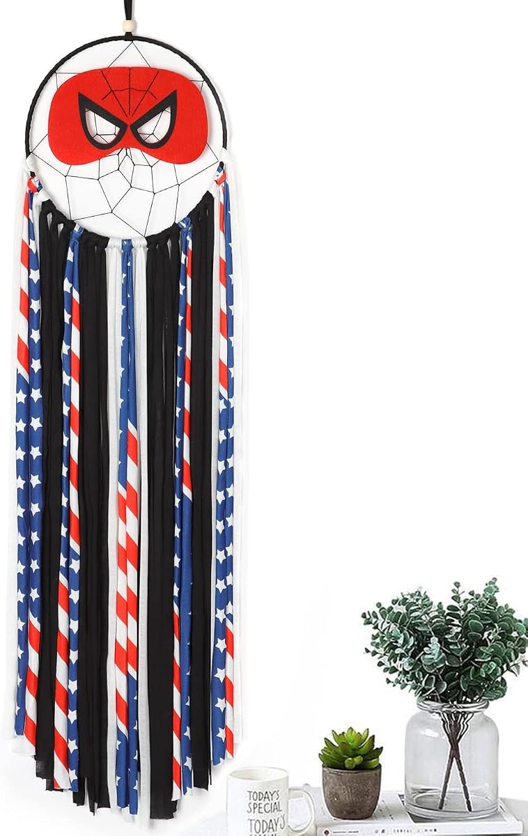 Dream Catcher Handmade Spider Dreamcatcher Room Nursery Wall Hanging Decor | Alynsehom Dream Catcher for Girls Boys Kids Bedroom Baby Party Children Playroom Dorm Ornament Craft Gift Home Decor