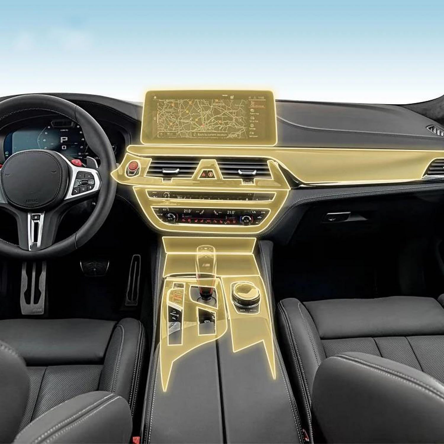 Film de protection de peinture PPF BMW M5 F90 résistant aux rayures 20-23