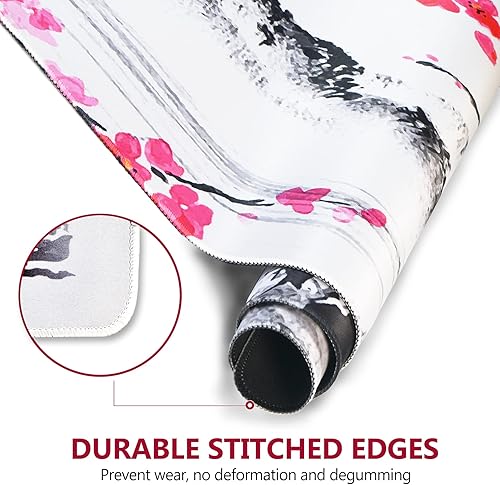 Miniatura 2 de AIMSA Alfombrilla de mouse extendida para juegos, alfombrilla de mouse grande XL con bordes cosidos, base antideslizante duradera para oficina en