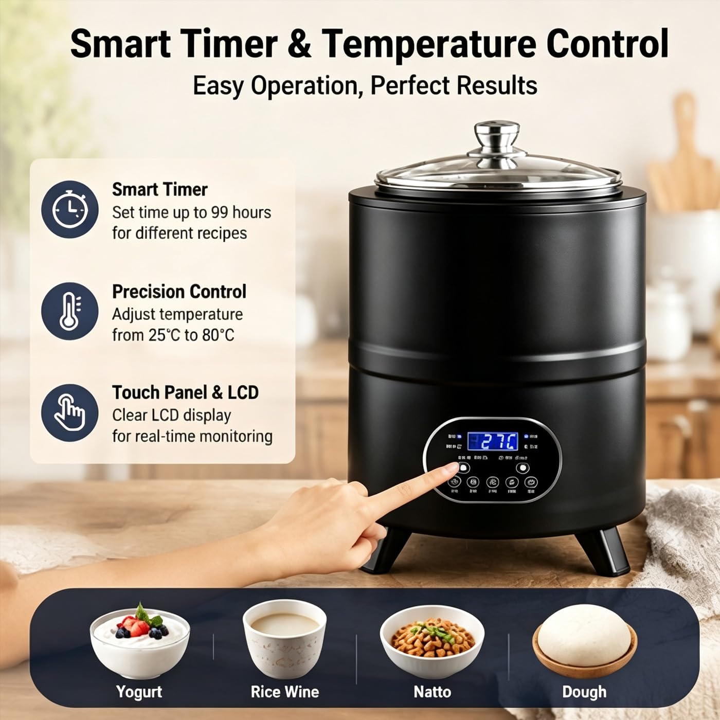 Máquina para Hacer Yogurt 8L/12L, Yogurtera Griega