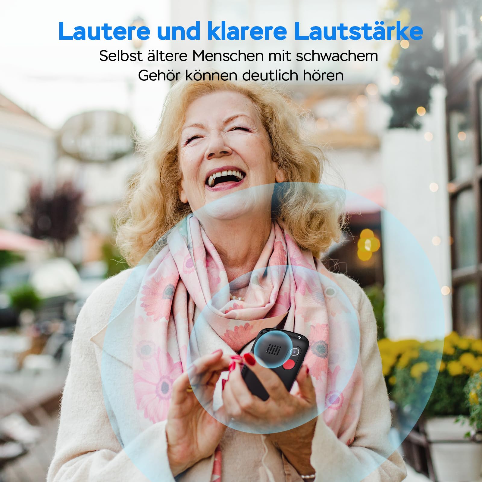 SweetLink S2PLUS Seniorenhandy ohne Vertrag – Dual SIM 2G GSM mit 1400mAh Akku, SOS-Notruftaste, 1,77" Großtasten-Display, Ladestation & FM-Radio | mit Klarer Sprachansage und 12 Tage Standby