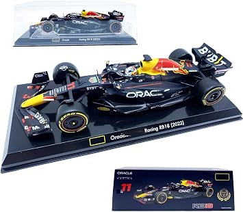 HTLNUZD 2022 New 1/24 F1 RB18#11 Perez Racing Compatible Static Adult Alloy Car Die Cast Vehicle Collectible Model Gift