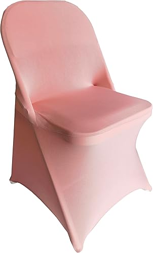 Miniatura 7 de iEventStar Fundas plegables de elastano para sillas plegables de elastano, protectores de silla elásticos para eventos de fiesta de boda (1, negro)