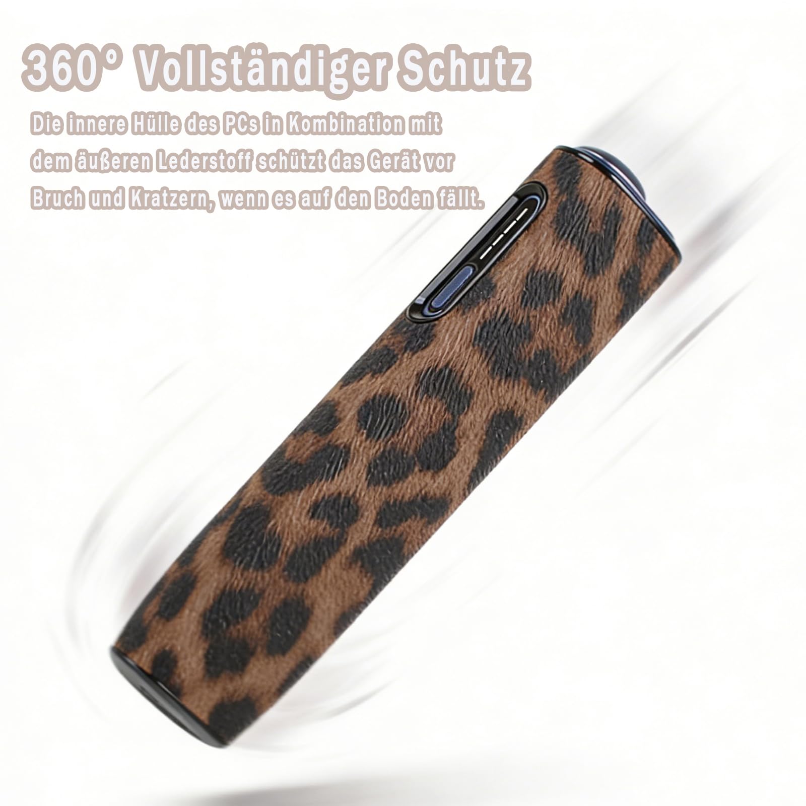 Custodia protettiva compatibile con iQOS sigaretta custodia+compatibile con iluma i one custodia in pelle PU e accessori, custodia per sigarette sacchetto protettivo
