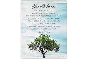 Jeremiah Fisher Poster - Blessed is the One Who Trusts in the Lord