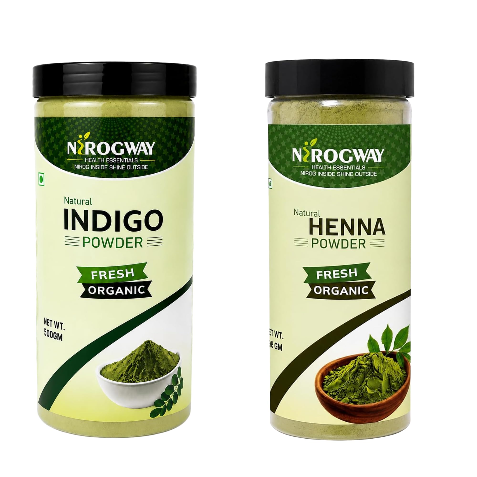 Natural Henna & Indigo Powder Combo – 100% Pure Organic Hair Color Kit for Black/Brown Hair, Chemical Free, No PPD, No Ammonia – 500g-picture-22
