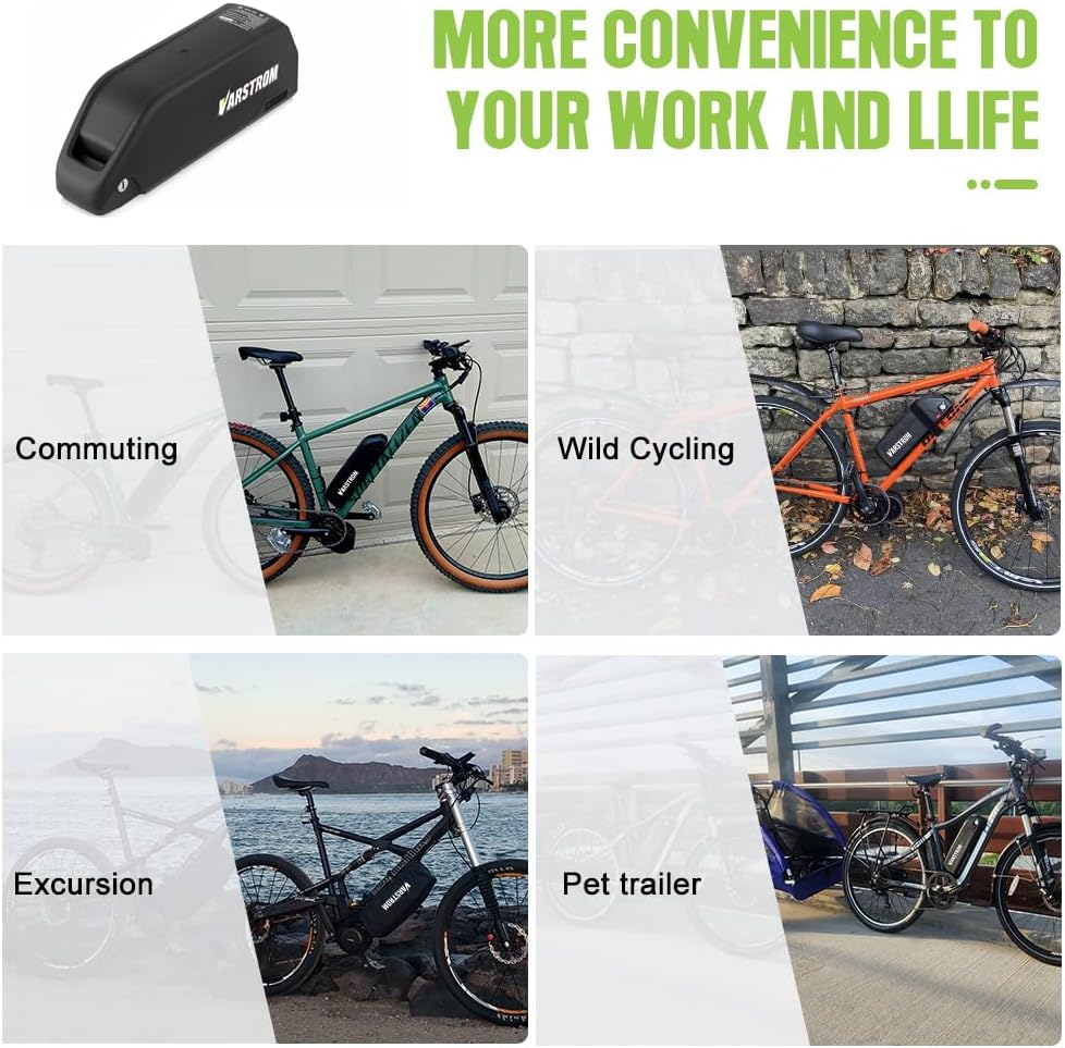 52V Ebike Battery,52V20Ah 1040Wh Electric Scooter Lithium Battery with Waterproof Case,with 3A Charger&30A BMS,Compatible with BAFANG/Voilamart/AW 0-1000W Ebike Conversion Kit