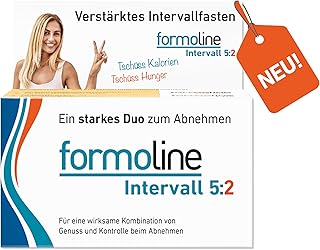 Intervall 5:2 – Kombipackung zur Unterstützung beim Intervallfasten mit Fettbindung & Ballaststoffen – Bundle formolineL112 + formoline mannan, für Essens- und Fastentage