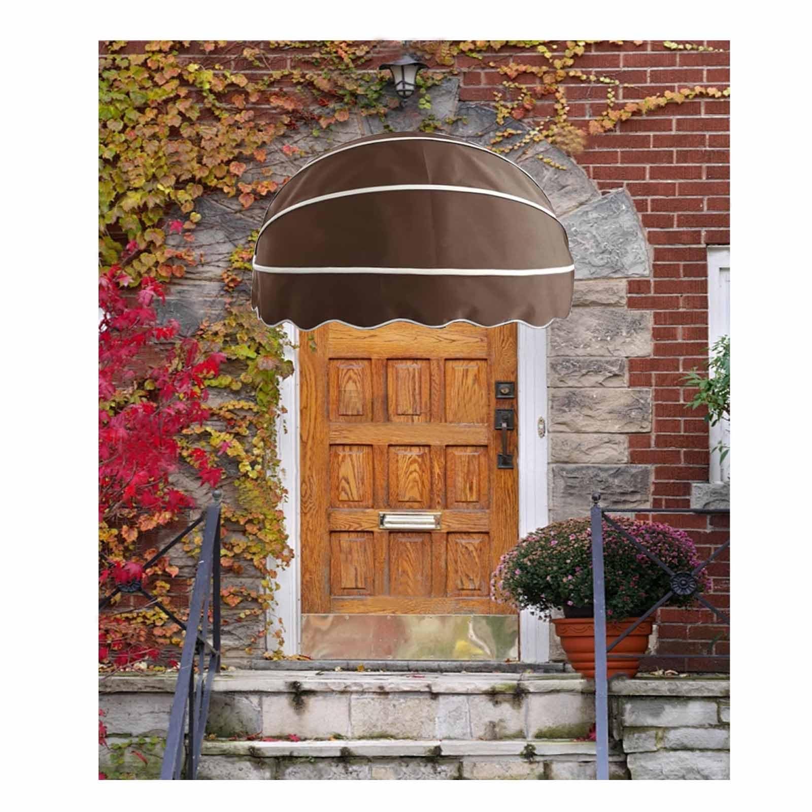 Auvent hémisphérique polyvalent pour fenêtre d'extérieur et balcon