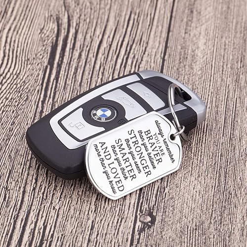 Miniatura 3 de Regalos inspiradores de aliento para hijo e hija, llavero para mujeres, hombres, estudiantes universitarios, adolescentes, niños, niñas, cumpleaños,