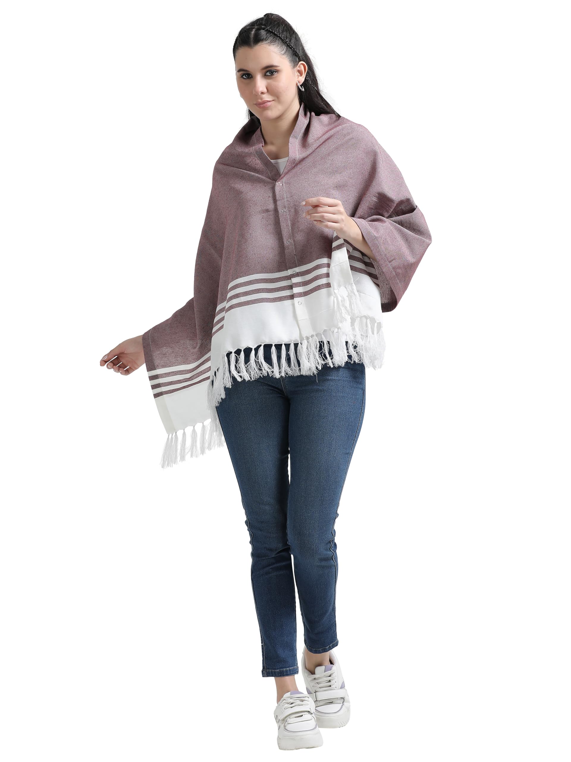 Women Cotton Casual Style Soft Mother's Nursing & Feeding Shawl Feeding Cloak