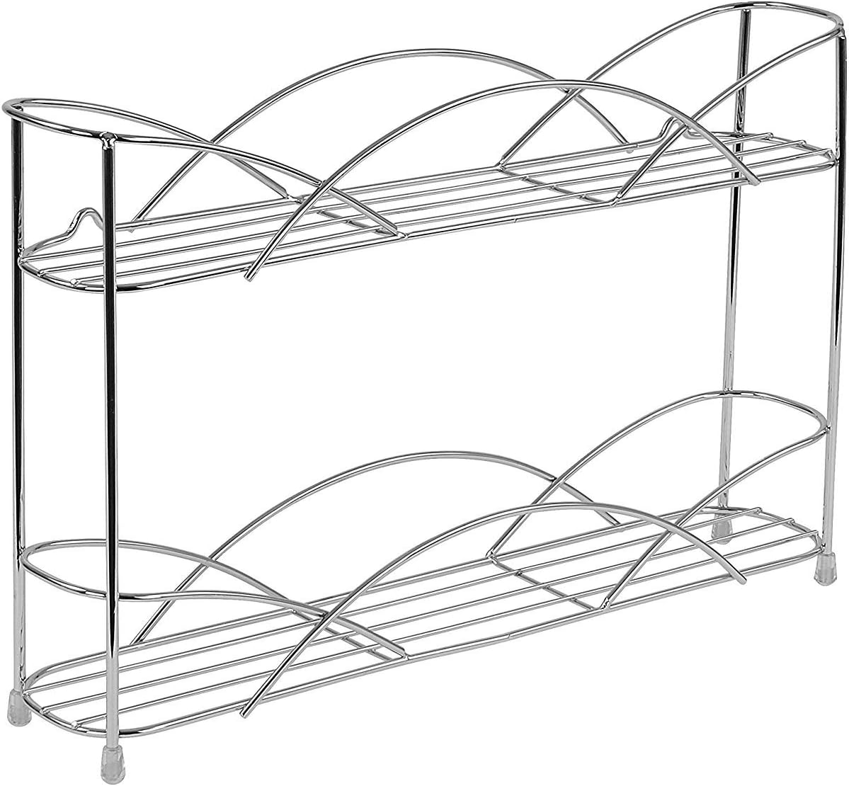 Spectrum DiversifiedCountertop 2-Tier Spice Rack, Chrome