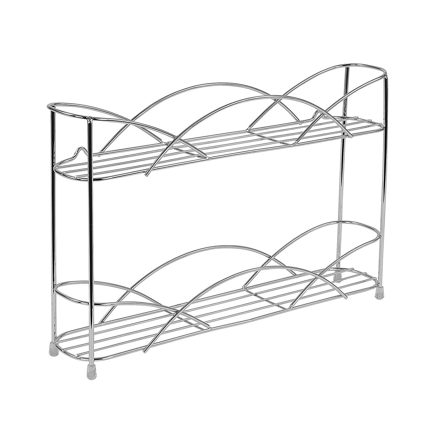 Spectrum DiversifiedCountertop 2-Tier Spice Rack, Chrome