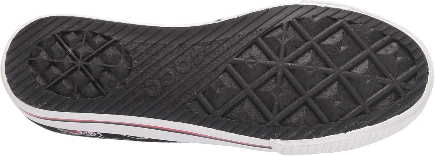 FOCO Womens NCAA College Team Logo Repeat Print Fashion Low Top Canvas Sneakers Shoes