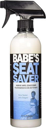 Miniatura 3 de Babe's Boat Care Seat Saver Marine - Acondicionador de tapicería y vinilo  Recambio de limpiador de asiento de barco de 1 galón  Spray de protección