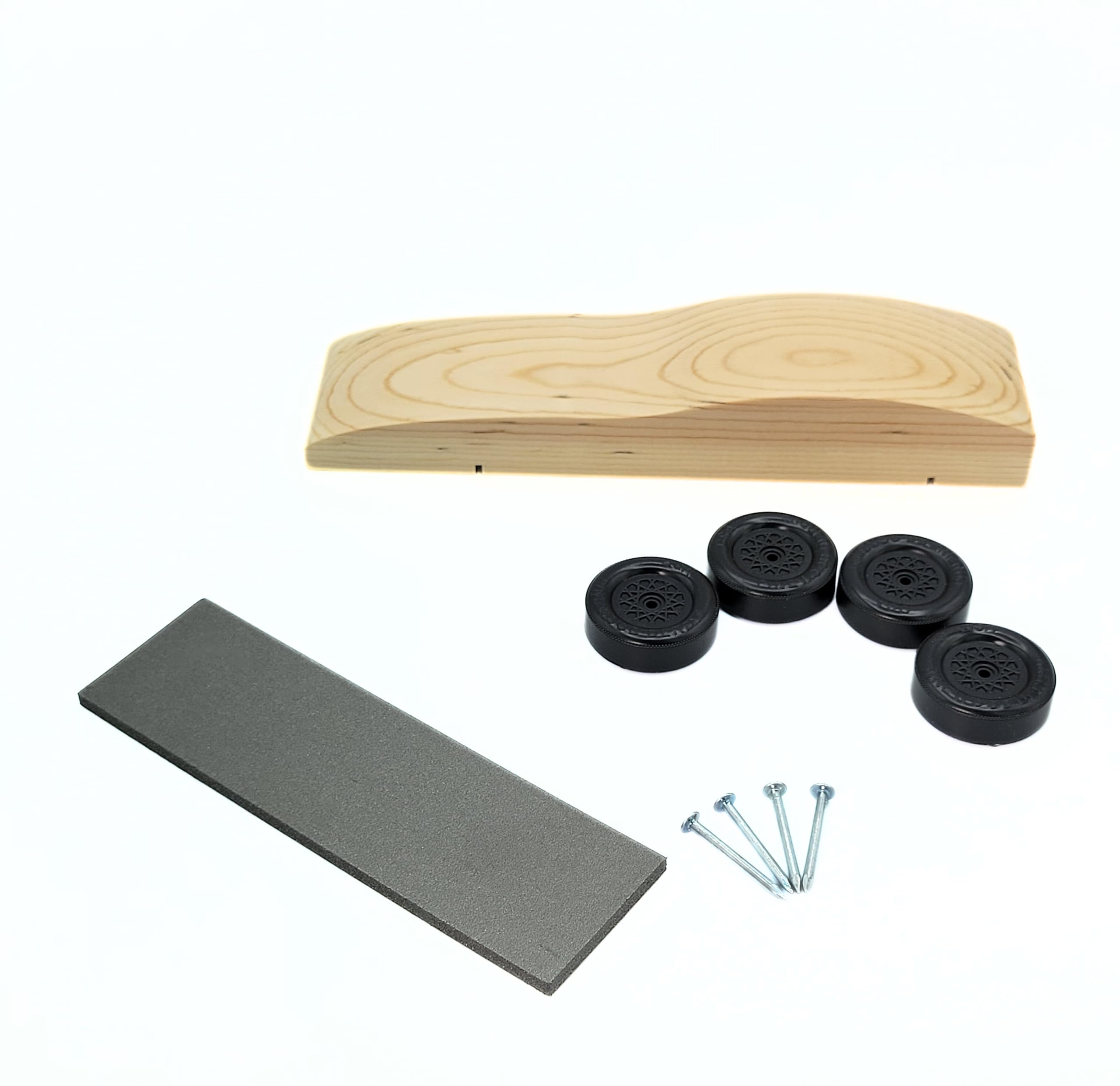 Pinewood Car | Includes Shaped Body, Flex Weight and Stock Official Scout Wheels & Axles | Sports Car Derby Kit