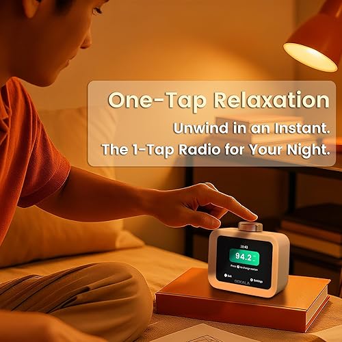 Miniatura 6 de Dekala ChronoSense - Reloj despertador para humedad de temperatura del dormitorio, programable de 7 días, 4 alarmas, alarma gradual de 100 dB para