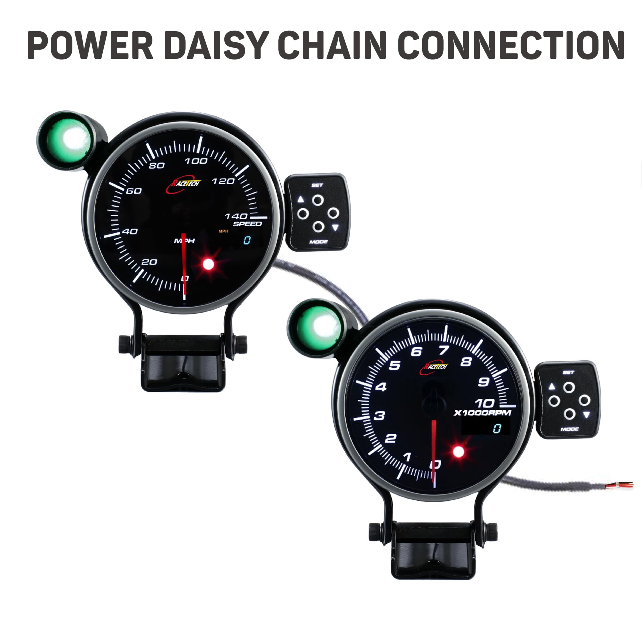 電気式タコメーター　赤　新品 Amazon.co.jp: 電気式 115mm タコメーター 0-10,000RPM ホワイト