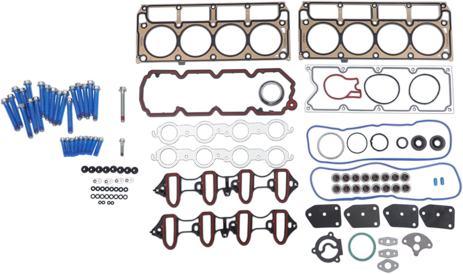 Cylinder Head Gasket Set for GMC Yukon 4.8L 2004-2006 Long-lasting Sealing Engine Intake Exhaust Valve Cover Gaskets No.HS26191PT-1 1 Set