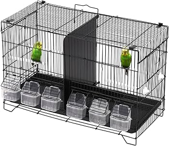 Amazon | CAGE ONE 鳥かご ツイン バードゲージ 仕切り 付き 鳥小屋