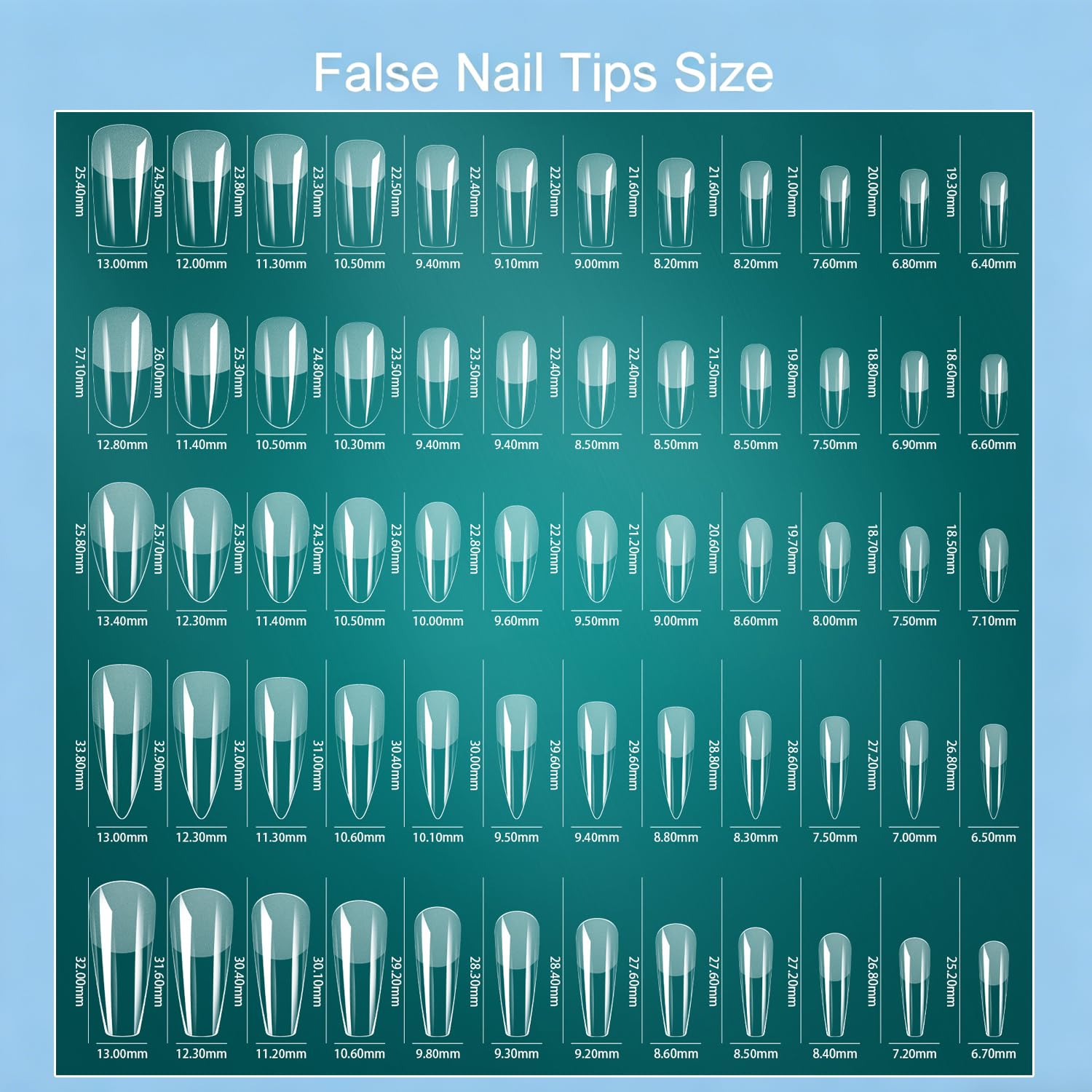 Acrylic Fake Nails Kit with Press on False Nail Tips Nail Art Brushes Nail Stand Nail Rhinestones Pearls Nail Charms Glitter Powder Sticker Nail Design Kits with Everything for Beginners Home Salon