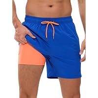 Arcweg Costume da Bagno da Uomo con Boxer Slip Foderato Pantaloncini da Bagno Fodera