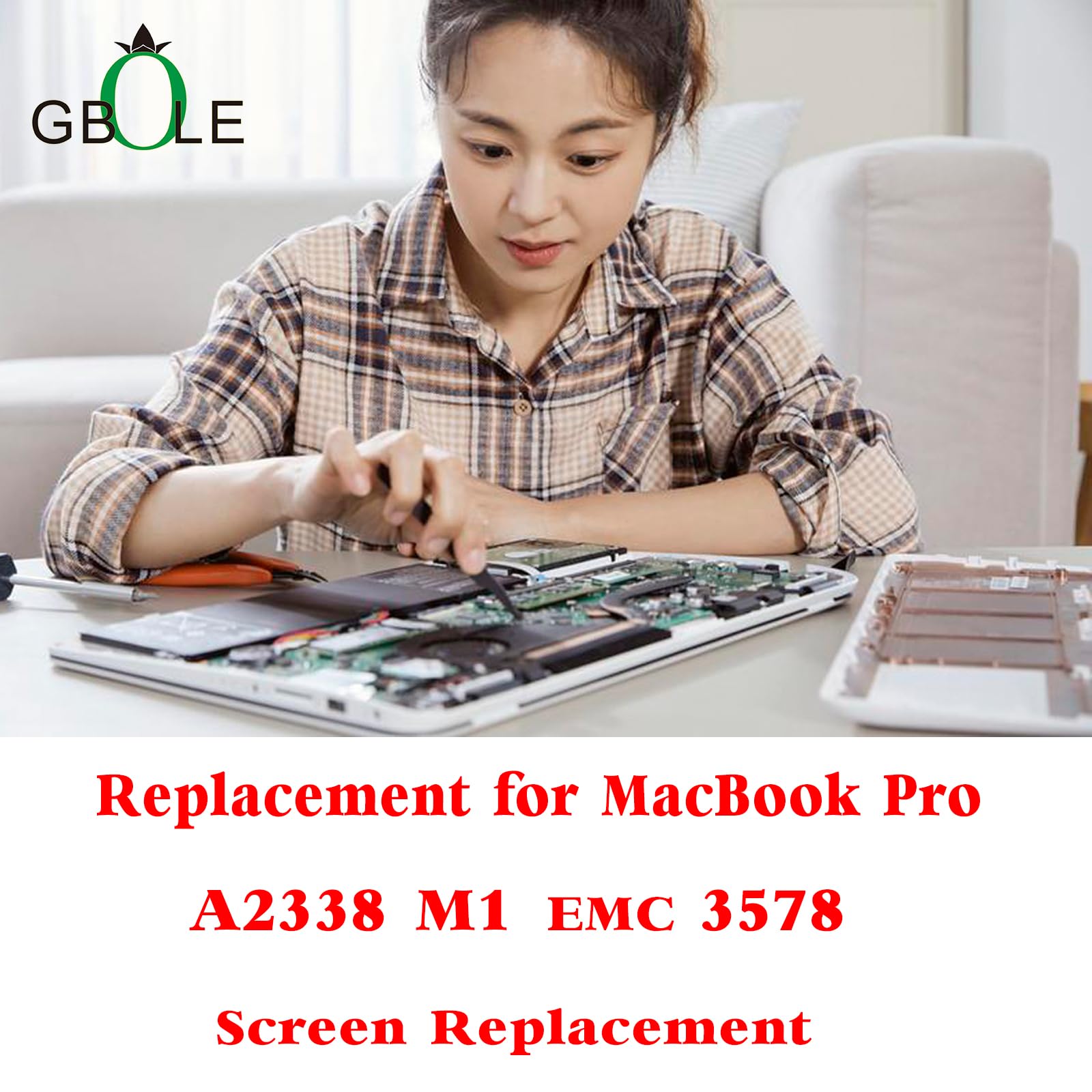 A2338 M1 M2 純正の画面 パーツ Amazon.com: GBOLE A2338 M1 M2 2020 Screen Replacement for MacBook