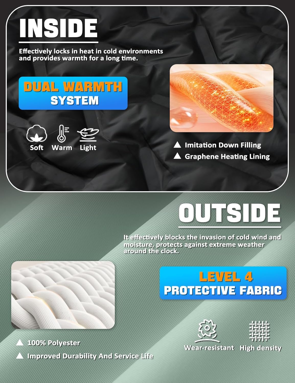 Boy's Ski Winter Coat - Lightweight Insulated Waterproof Snow Jacket Hooded Windproof Warm Outerwear for Kids - Image 4