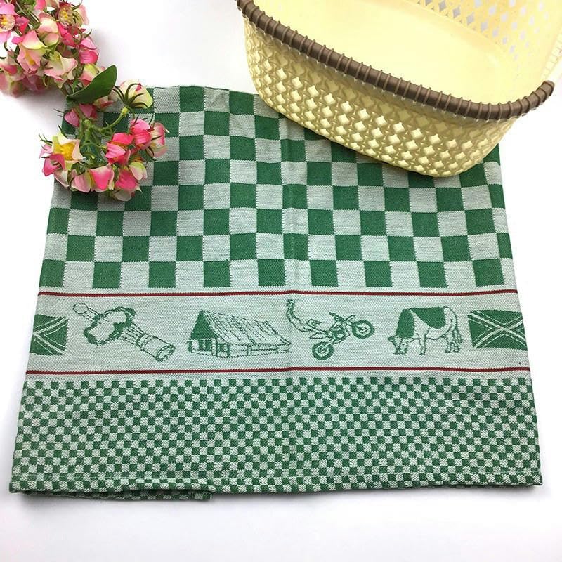 60 * 60cm 2/4/6 Stück grüner Ochse Bedruckt quadratisch 100% Baumwolle Tischservietten Matte Blockdruck Baumwollservietten waschbar Bedruckt blaugrünes Handtuch wiederverwendbar