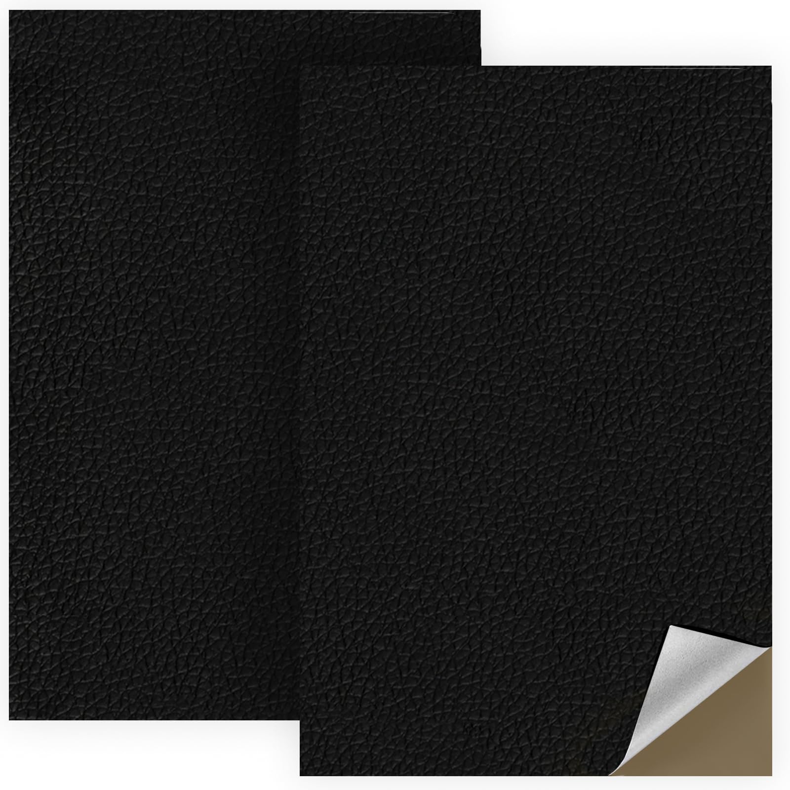 Simili Cuir Autocollant, Reparation Cuir, Patch Cuir Auto-adhésif Rénovation 50 X 137 Cm, Kit