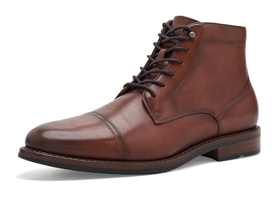 Johnston & Murphy Daylen Cap Toe Boots Men's Boots Tan Hand-finished Full Grain: 11.5 M (d), Leather