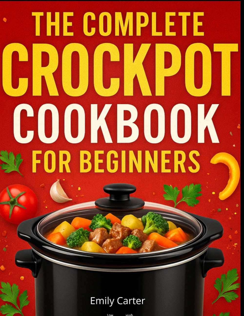 The Complete Crockpot Cookbook for Beginners: Easy Slow Cooker Recipes, Meal Prep, Family Dinners & Budget-Friendly Dump-and-Go Meals