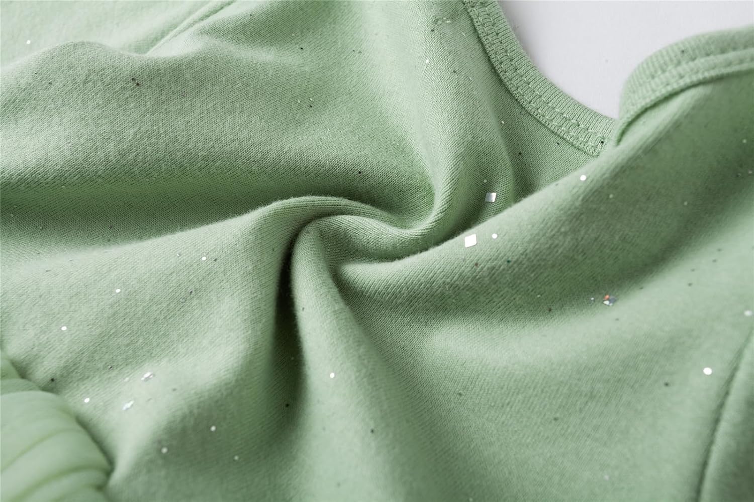 Mud Kingdom Little Girls Long Sleeve Sparkly Dress Cute Tutu Dress Princess - Image 8