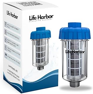 Life Harbor Universal Washing Machine Water Filter & Softener – Fits Front & Top Load (LG, IFB, Whirlpool, Samsung)
