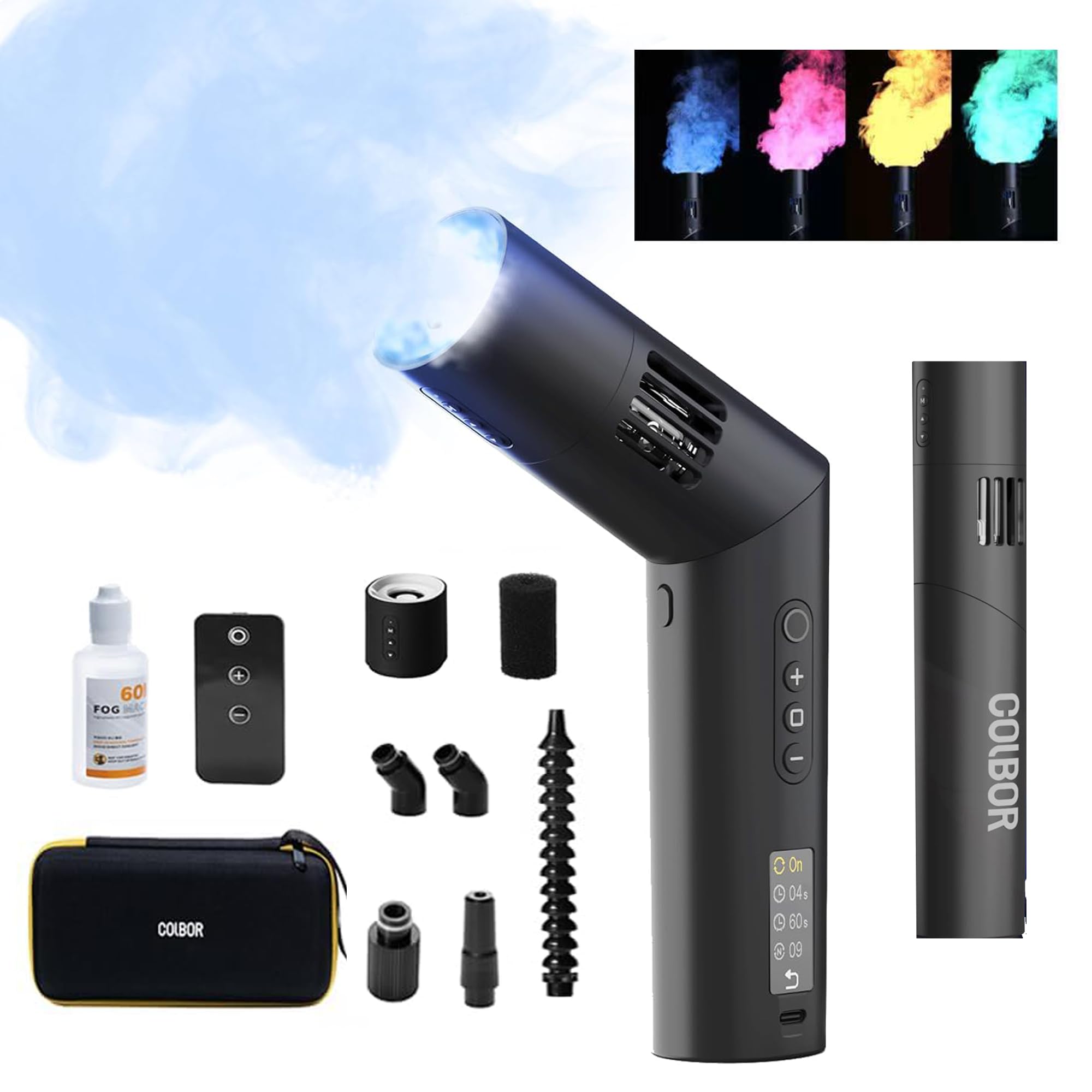 (2機セット)COLBOR CineFlare CF5 撮影用スモーク Amazon.com: COLBOR CF5 Smoke Fog Machine with a Fan and RGB Lights