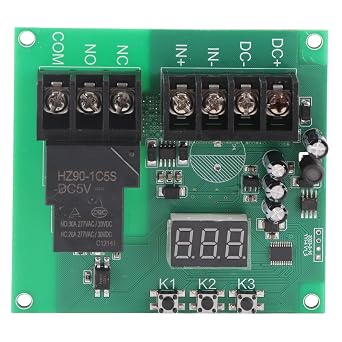 DC Current Sensor Module Overcurrent Protection Relay Board for Power Monitoring and Battery Management